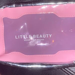 Clear Letter Graphic Crossbody Bag